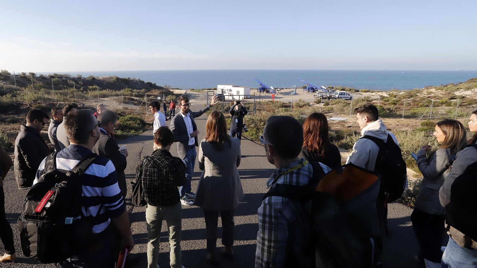 Imágenes del ensayo del demostrador Auto´Mate en el INTA, Huelva