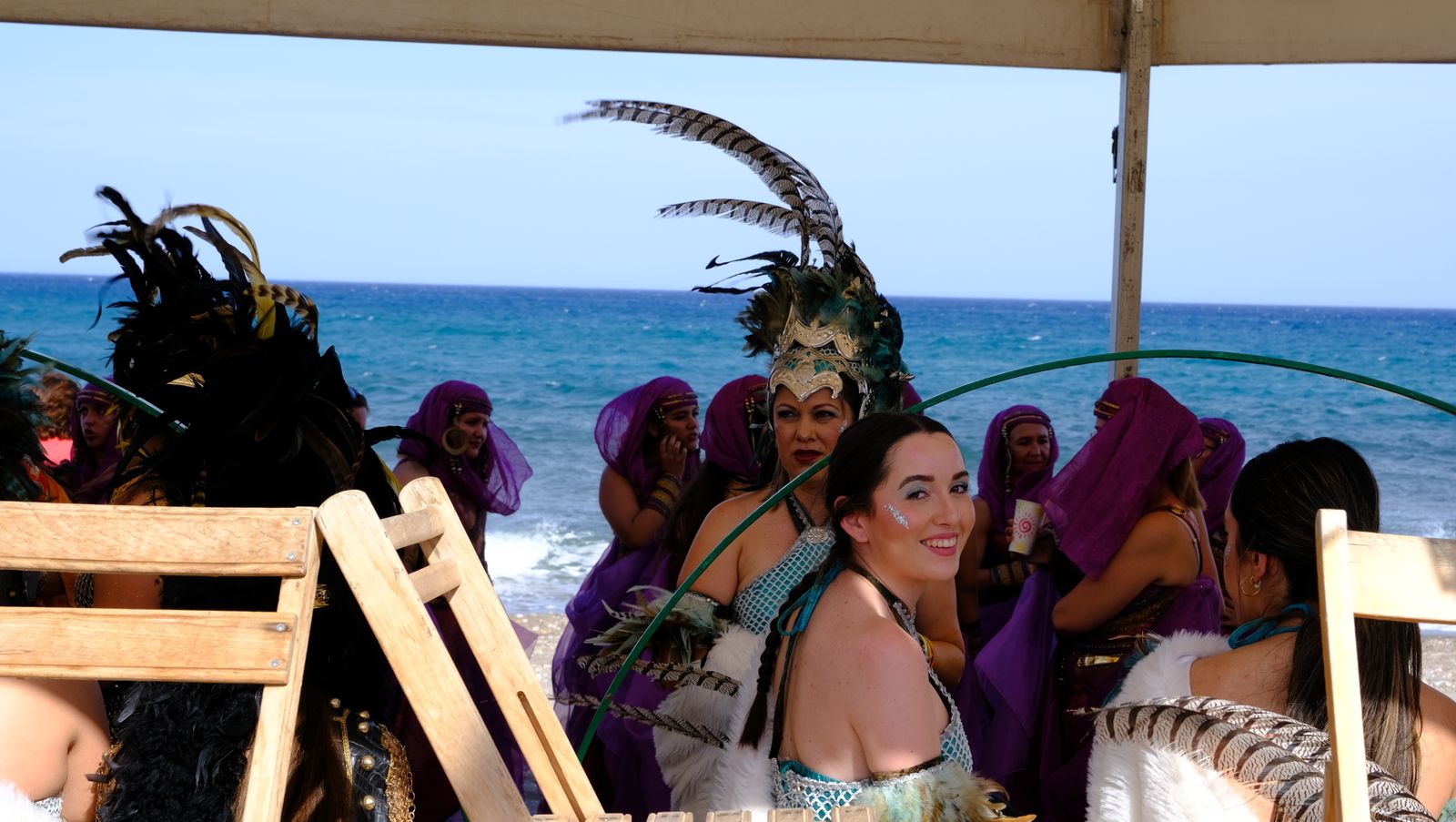 Moros y Cristianos de Mojácar en la Playa del Lance, en imágenes