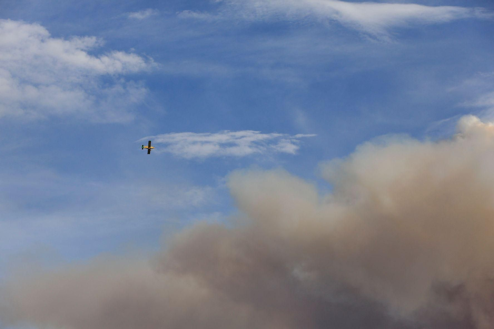 El incendio en Pujerra, en Málaga, en fotos