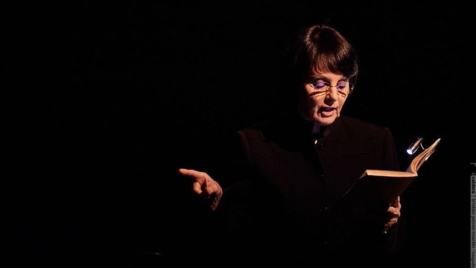 Chantal Maillard (Bruselas, 1951), en una lectura poética.