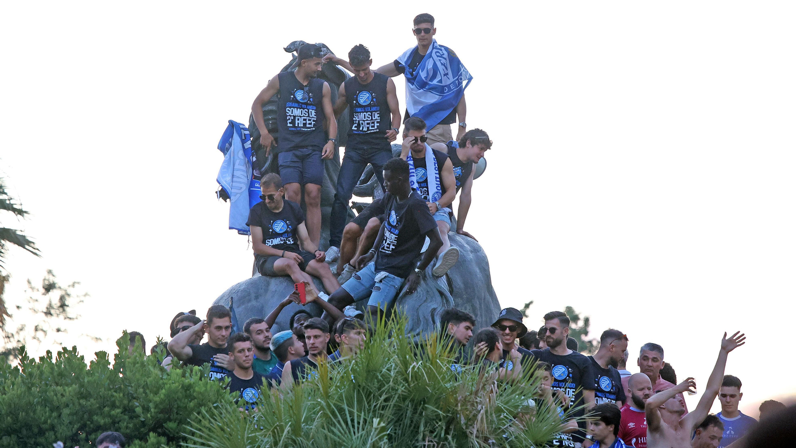 El Xerez DFC celebra su ascenso en la Plaza del Caballo