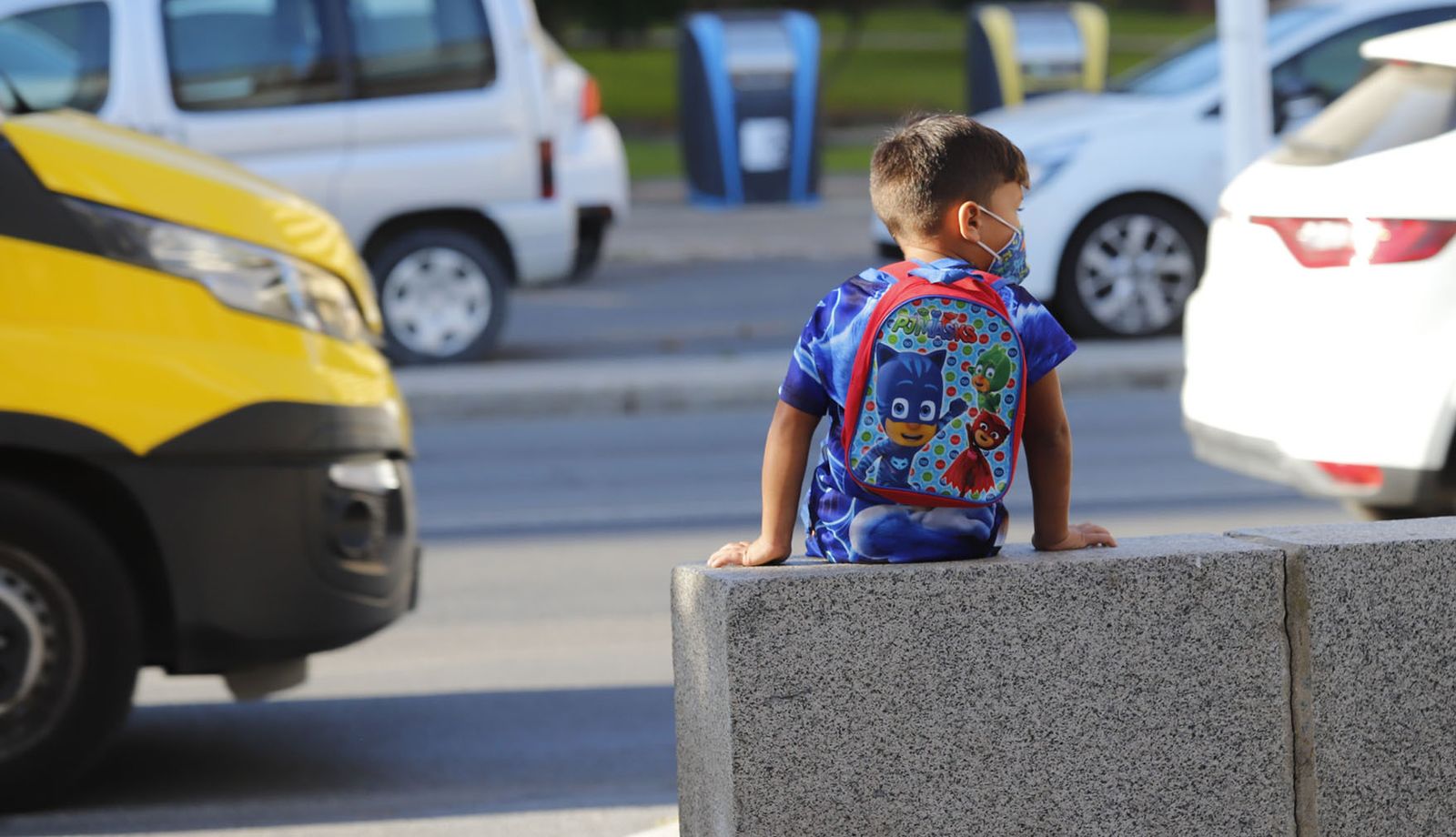 Imágenes de la vuelta al cole en las aulas de Huelva