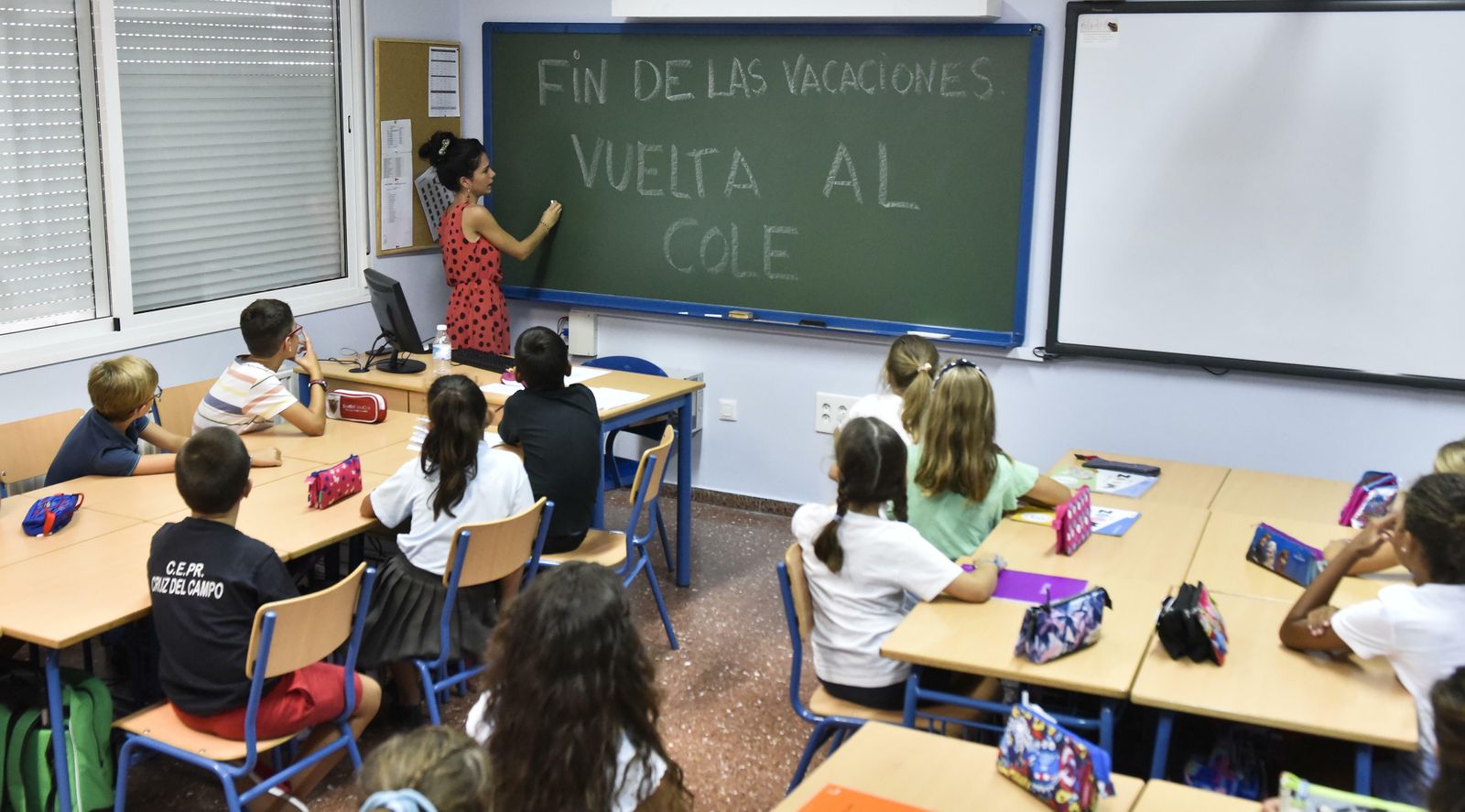 Regreso a las aulas de los más pequeños del cole