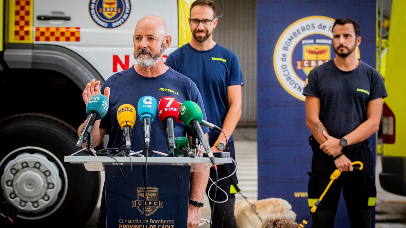 Moisés Delgado, durante su comparecencia ante los medios.