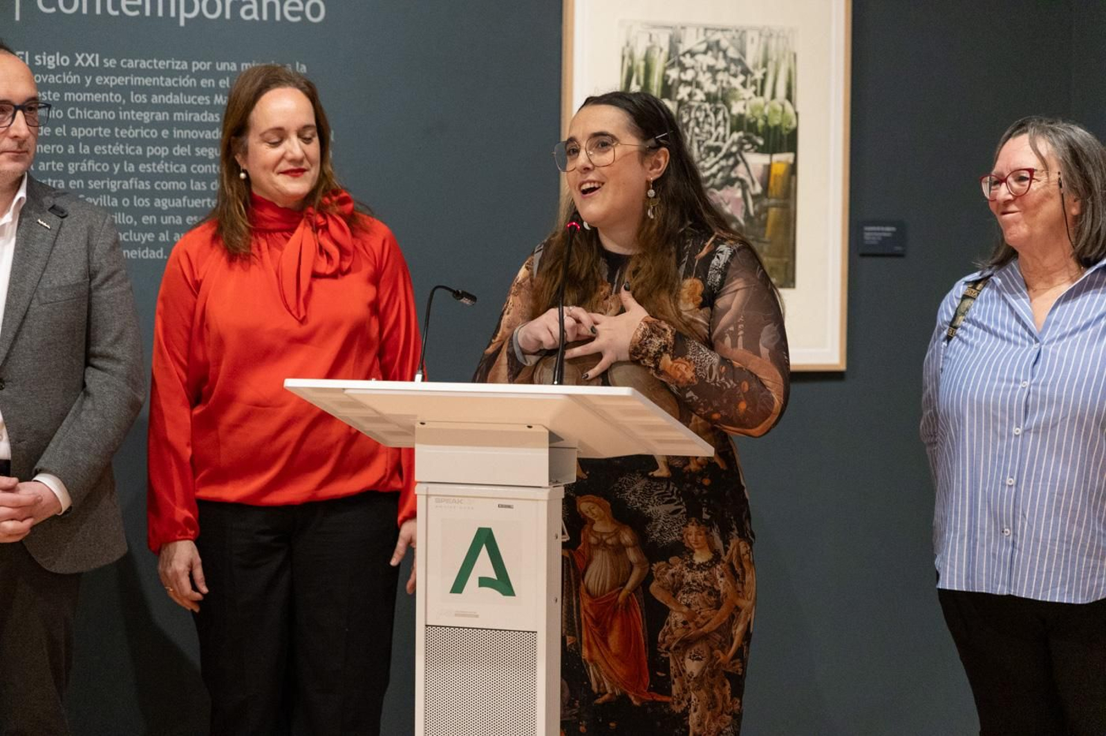 Inauguración de la nueva sala de exposiciones permanentes del Museo de Jaén con la colección de arte gráfico