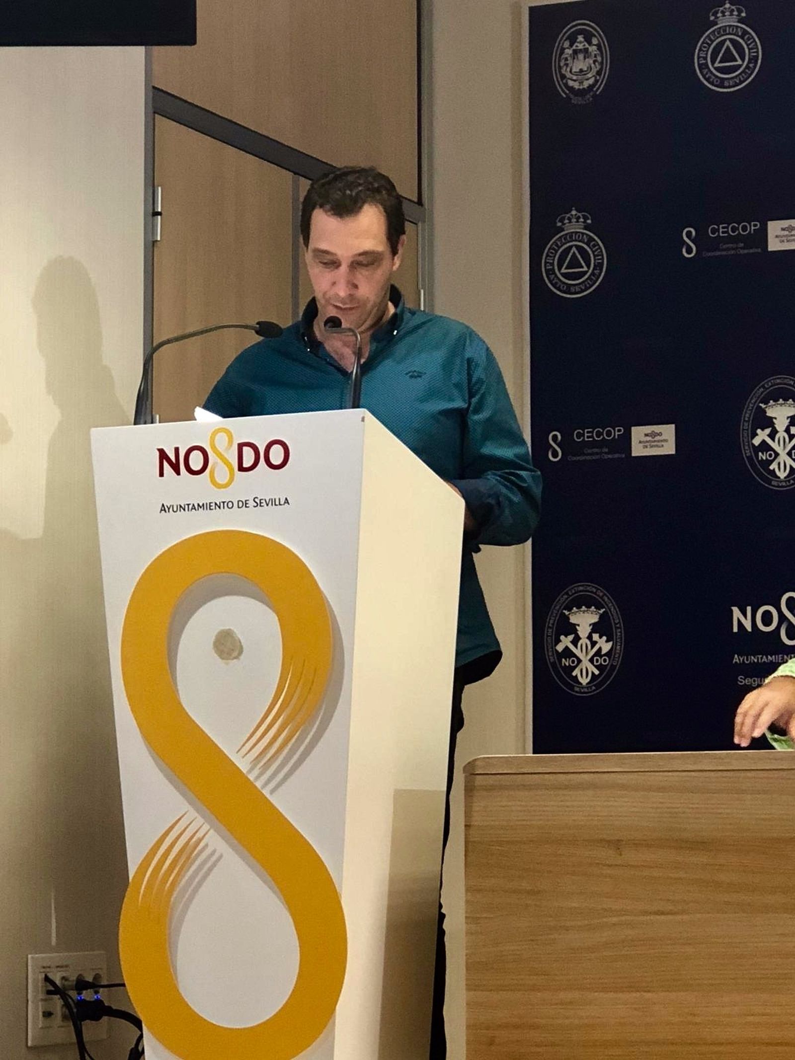 Luis Val Morales, durante su intervención en la asamblea.