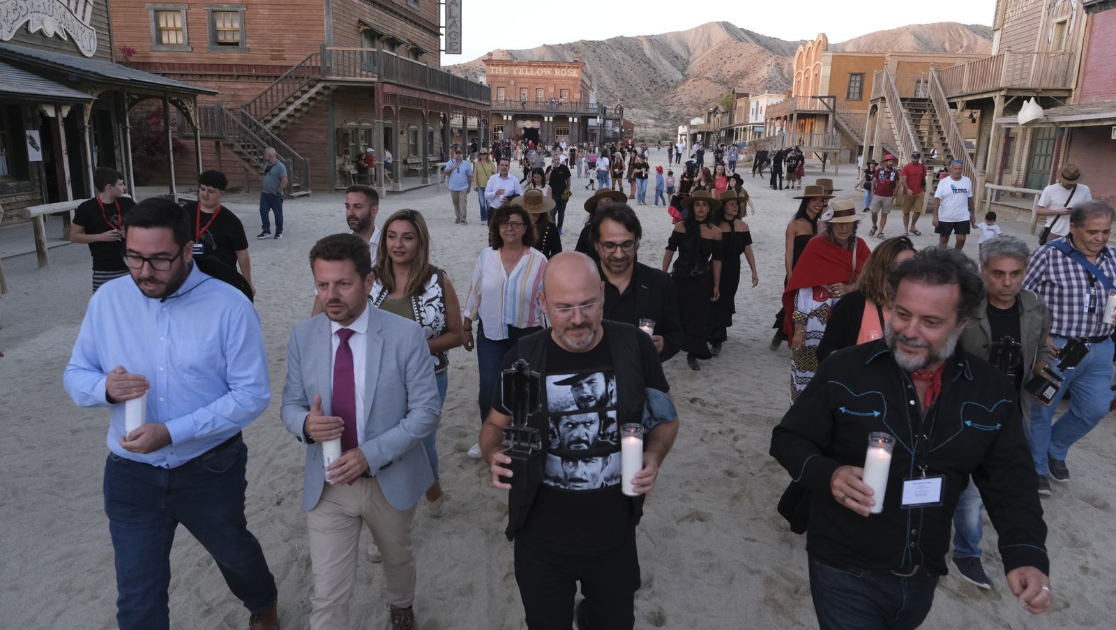 Imágenes de la inauguración del Almería Western Film Festival, en Tabernas