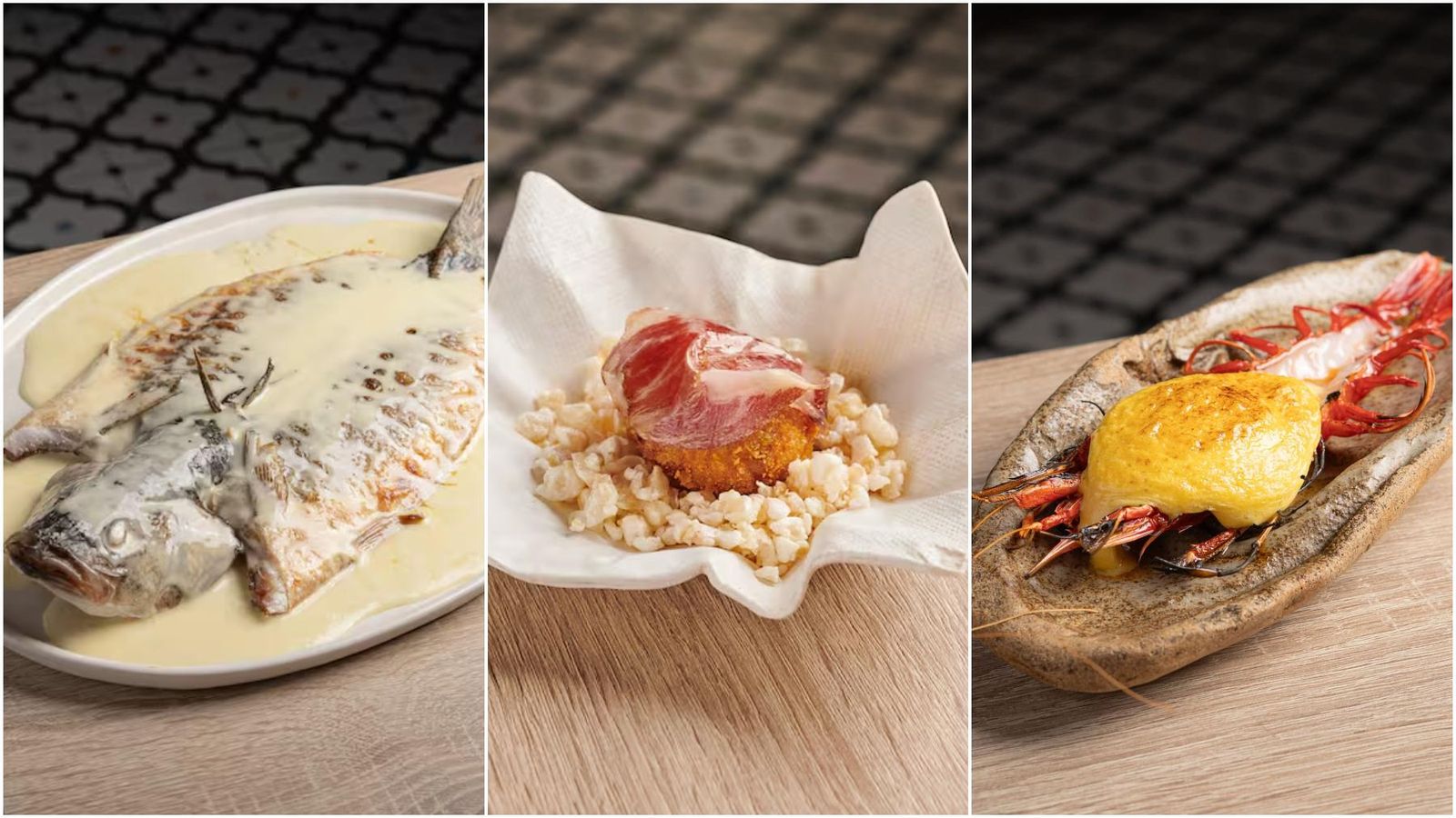 Algunos platos de Cañitas Maite.