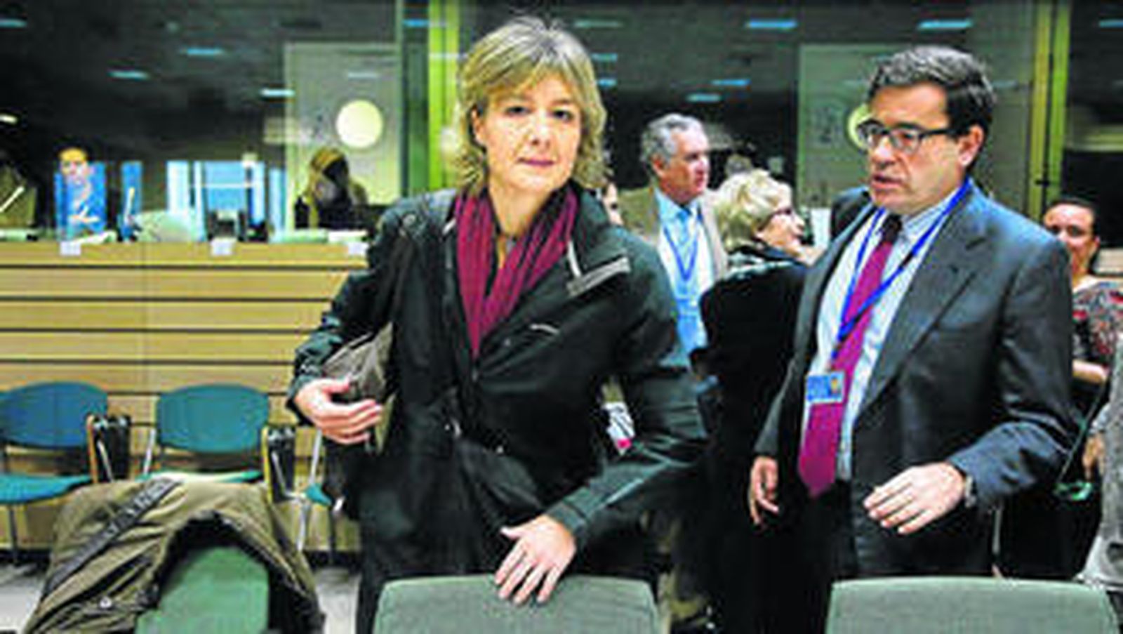 La ministra de Agricultura, Isabel García Tejerina, ayer en Bruselas.