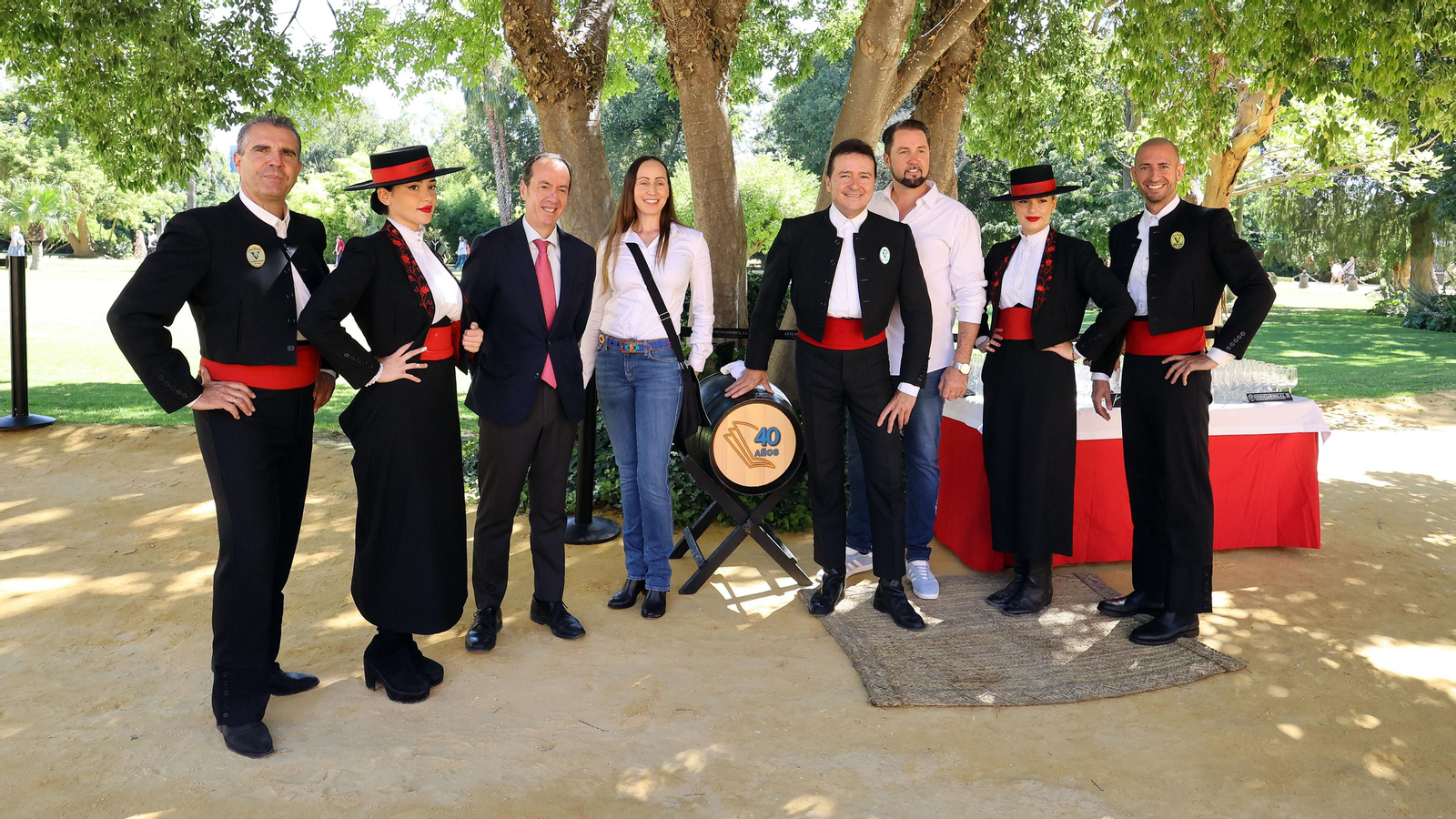 Espectáculo de la Real Escuela Andaluza de Arte Ecuestre dedicada al 40 aniversario de Diario de Jerez