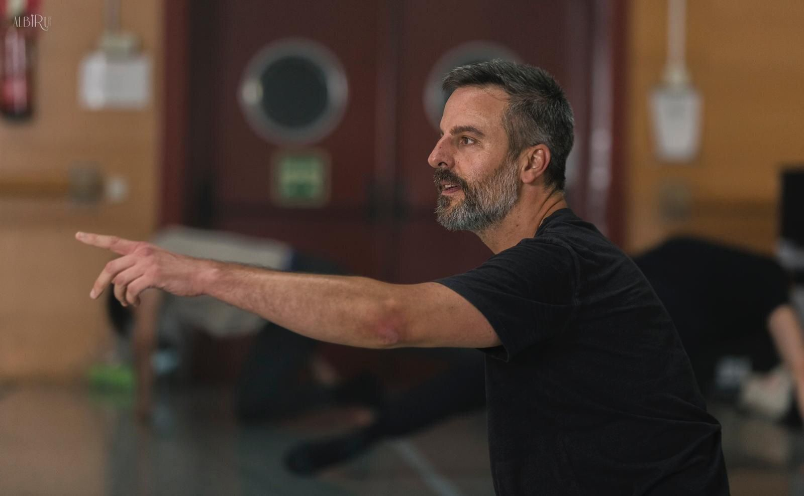 Antonio Ruz, durante un ensayo.