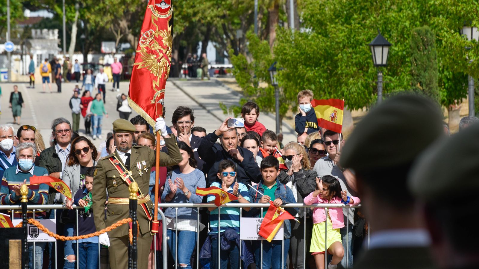 Homenaje del Regimiento de Artillería Antiaérea nº 74 a Daoiz y Velarde