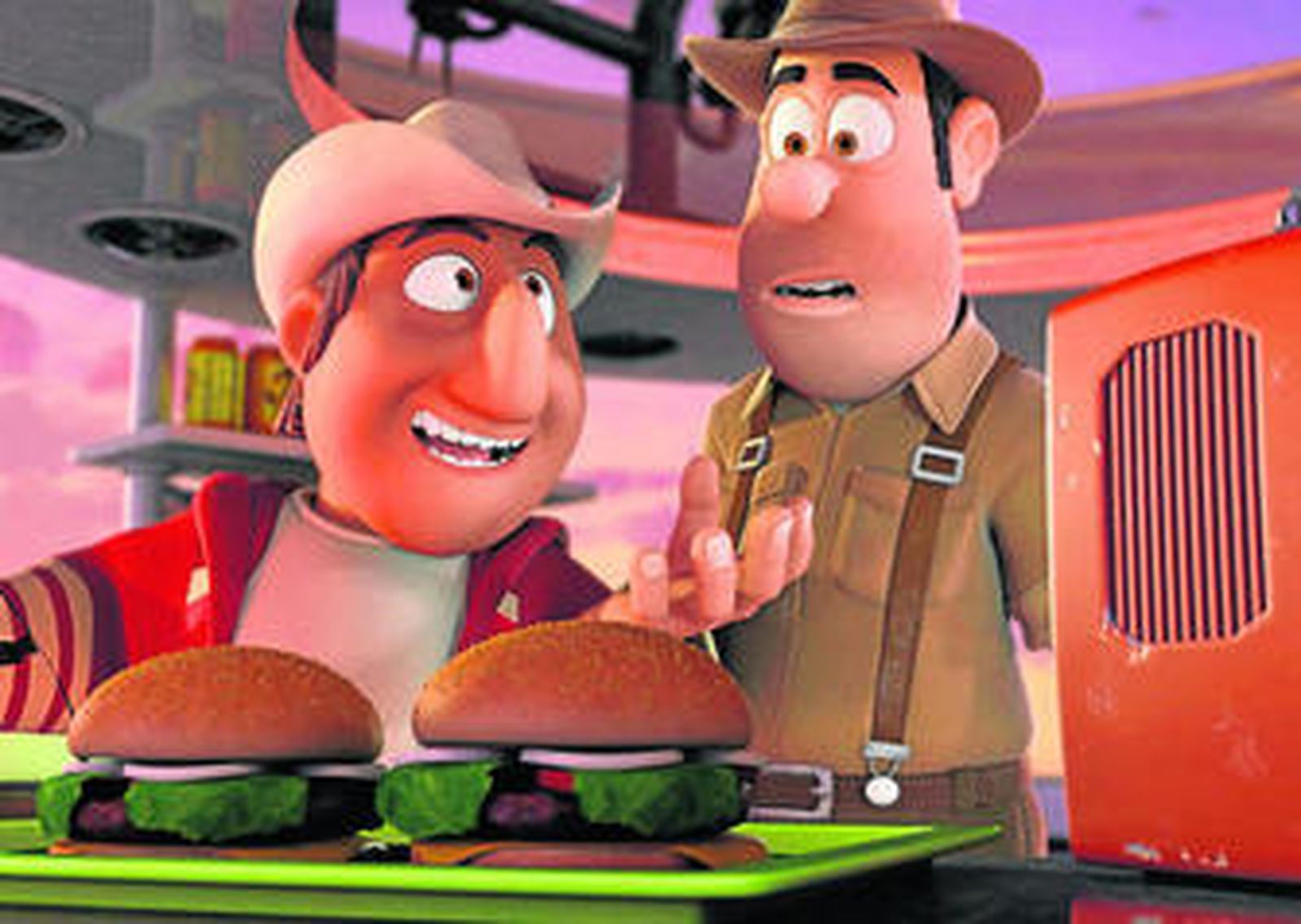 Dos de los personajes de 'Las aventuras de Tadeo Jones'.