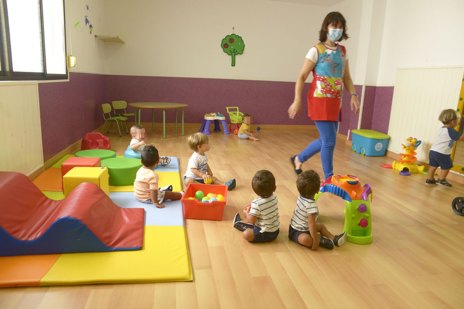 Una Escuela de Educación Infantil en la que en horas comenzará el nuevo curso