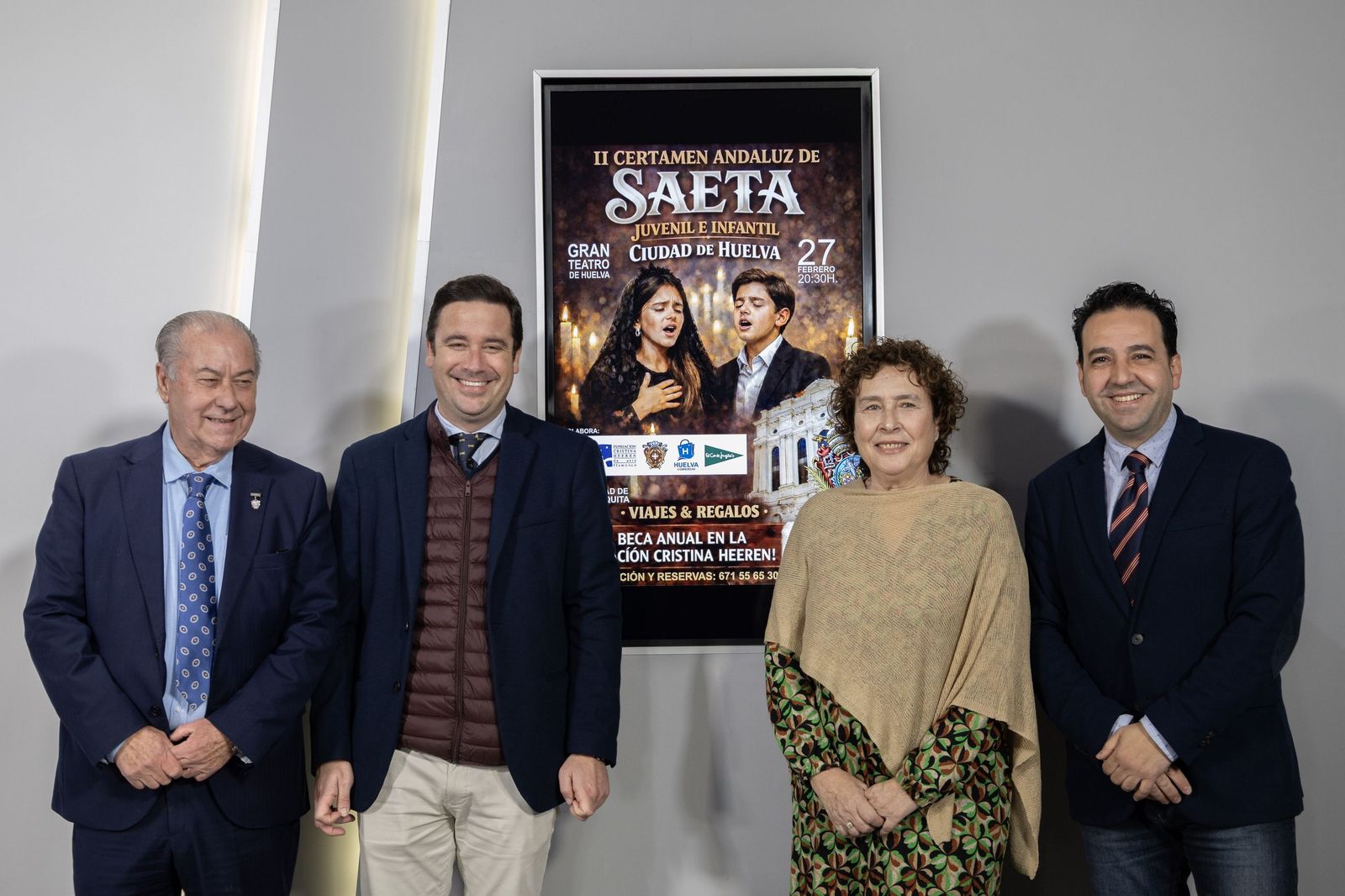Presentación del II Certamen de Saetas Infantil y Juvenil en el Ayuntamiento.