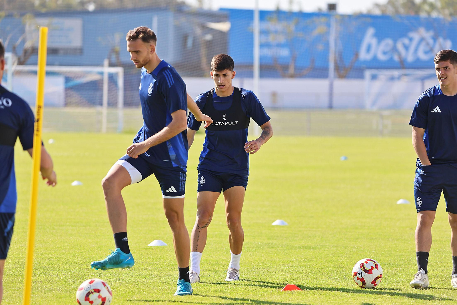 Imágenes del entrenamiento del Recreativo de Huelva