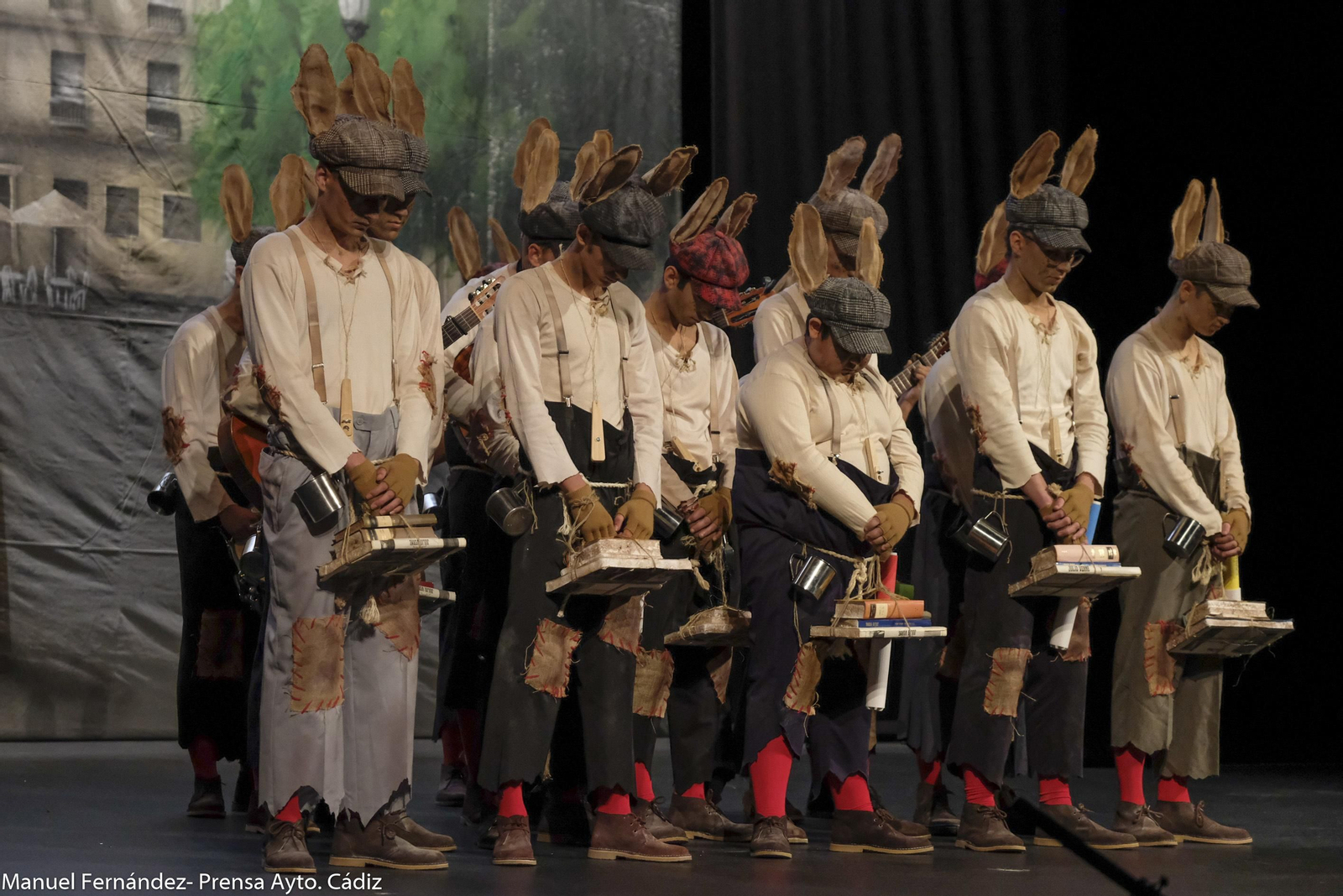 La comparsa 'Los maleducados'