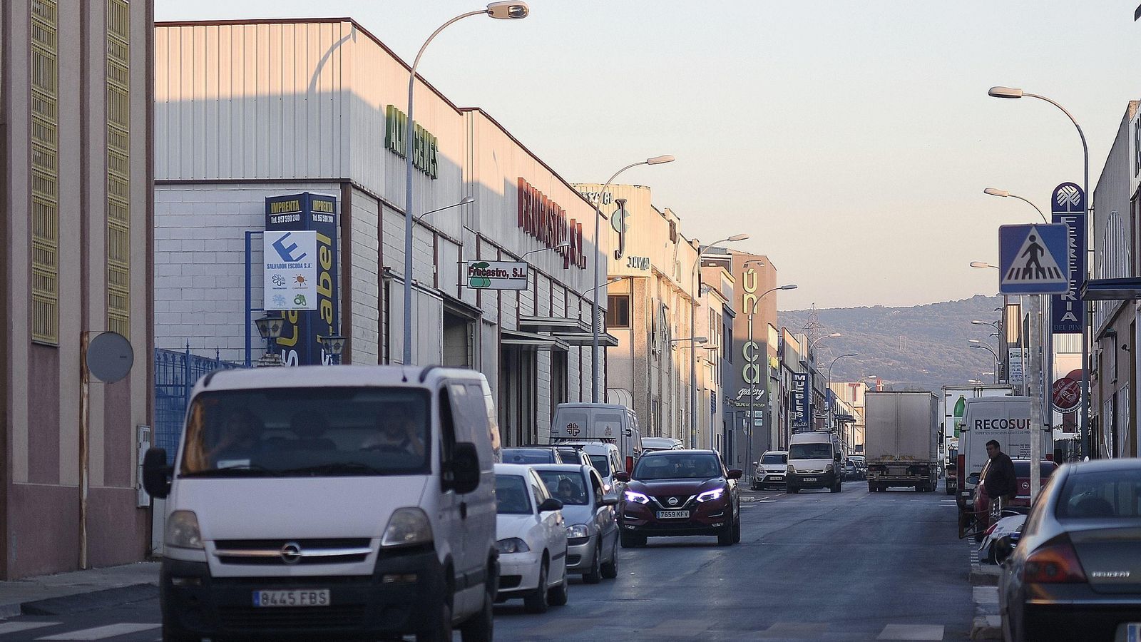 Polígono La Viñuela, en Lucena.