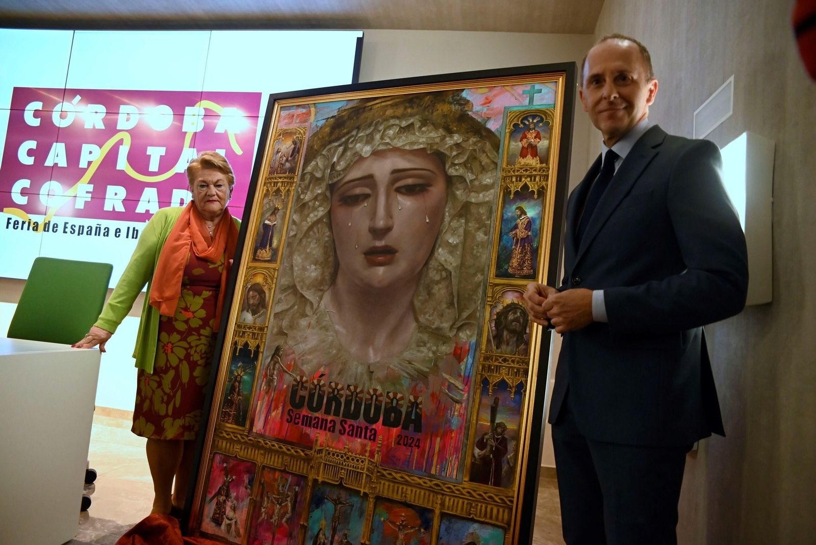 La presentación del cartel de la Semana Santa de Córdoba 2024, en imágenes