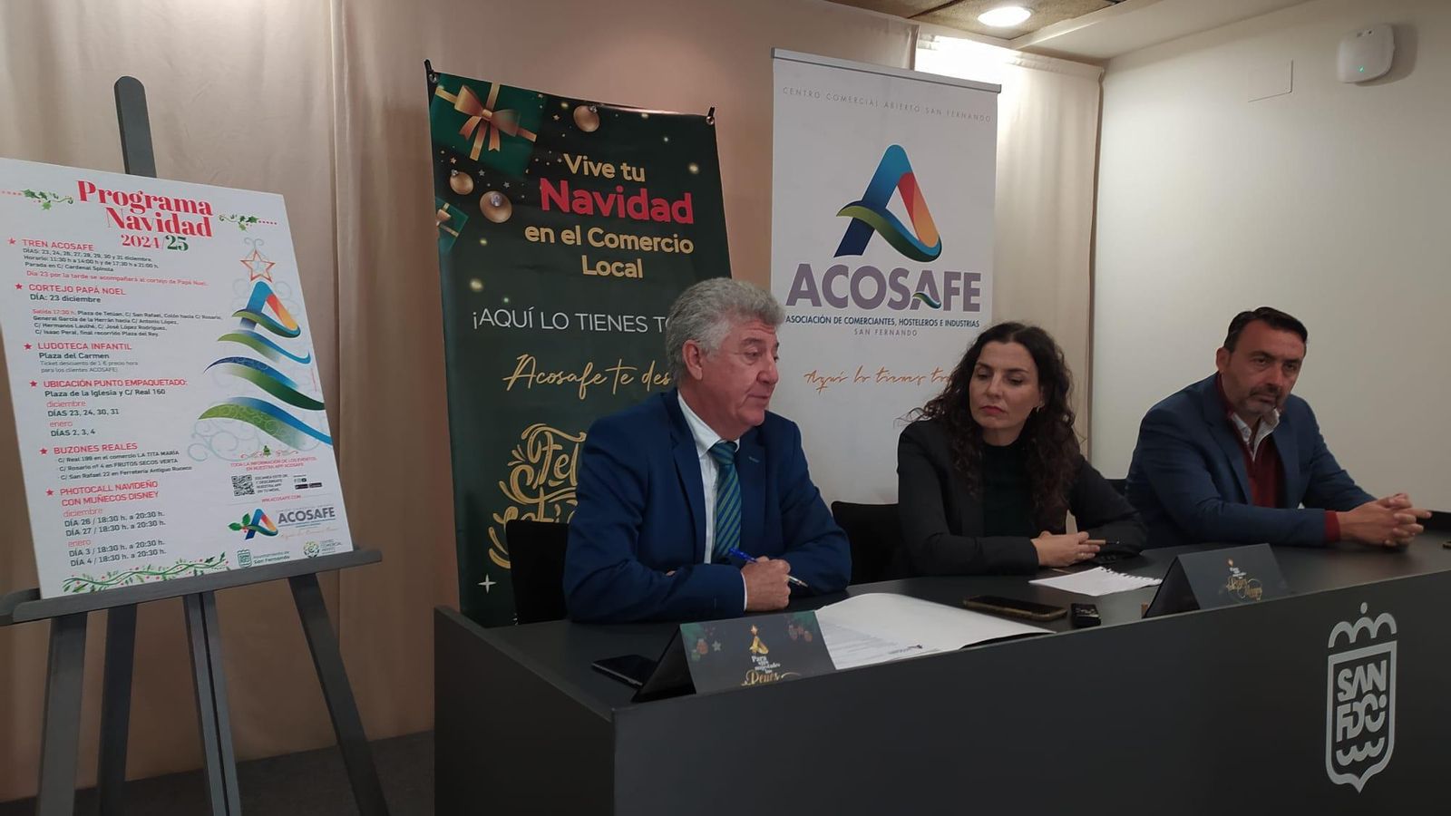 Presentación de la campaña de Navidad de Acosafe en San Fernando