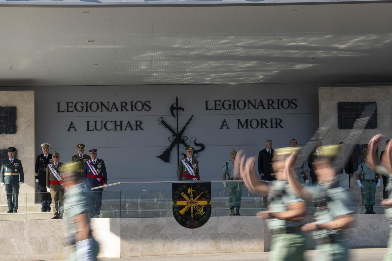 Así conmemora el día de la Inmaculada Concepción la Brigada de la Legión en Almería y despide al contingente que parte a Eslovaquia