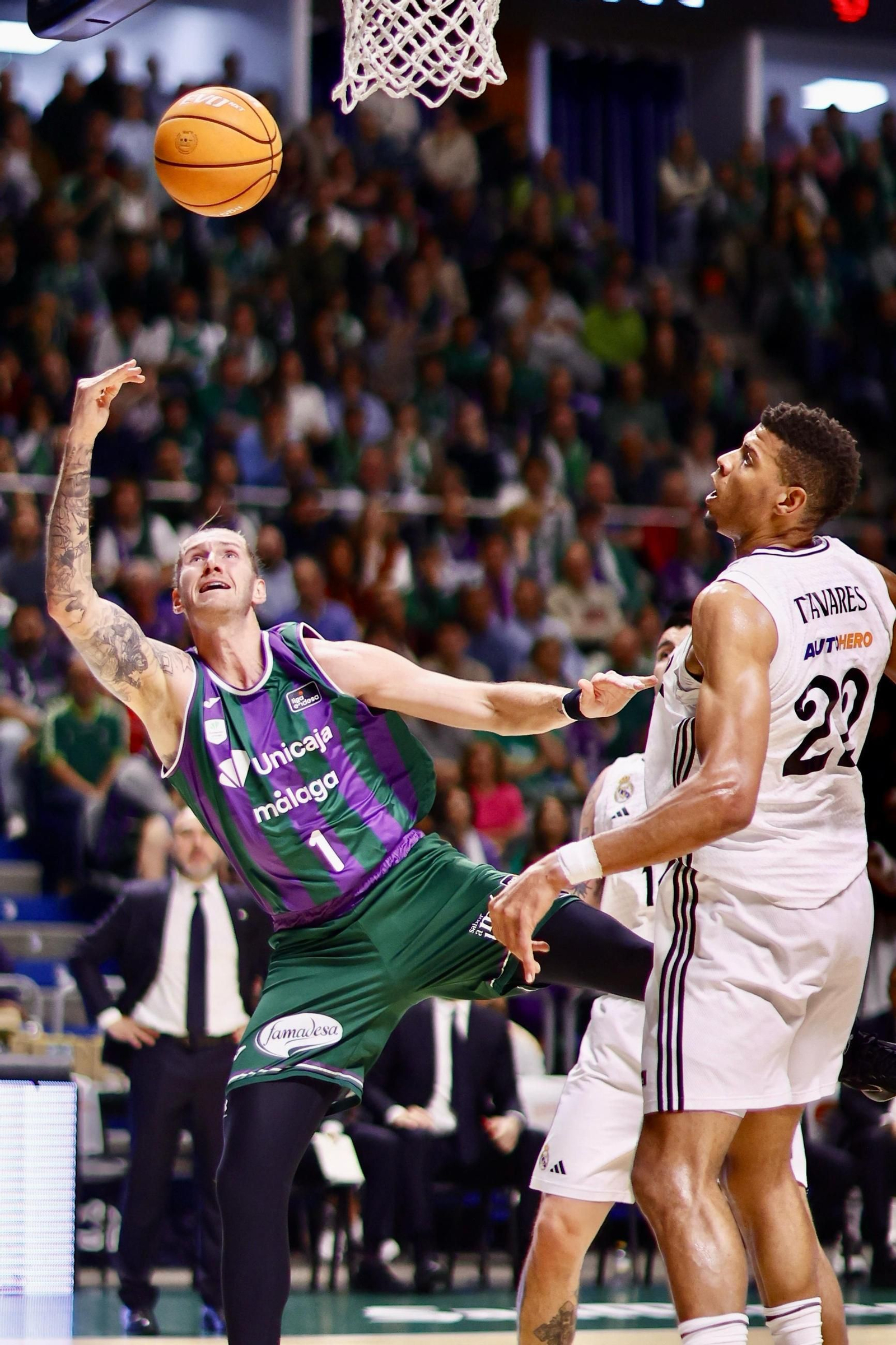 El Unicaja-Real Madrid de Liga Endesa, en fotos