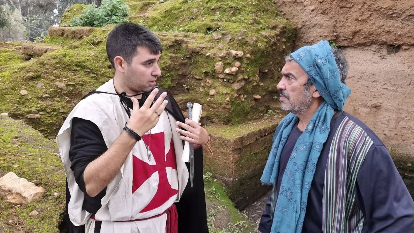 Yeray Chaves durante el rodaje de su úñtimo largometraje.