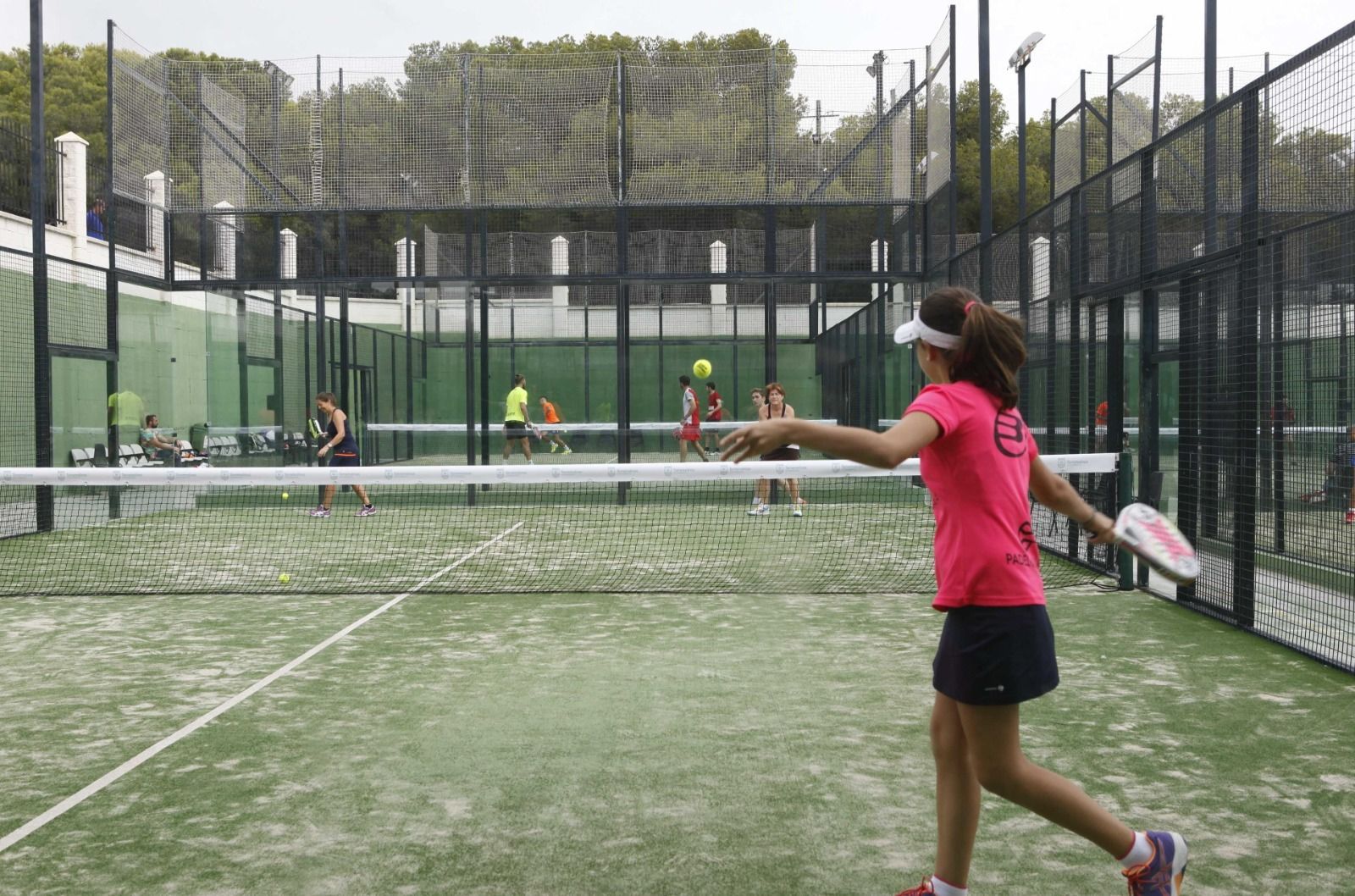 Las pistas de la Villa Deportiva de Torremolinos.