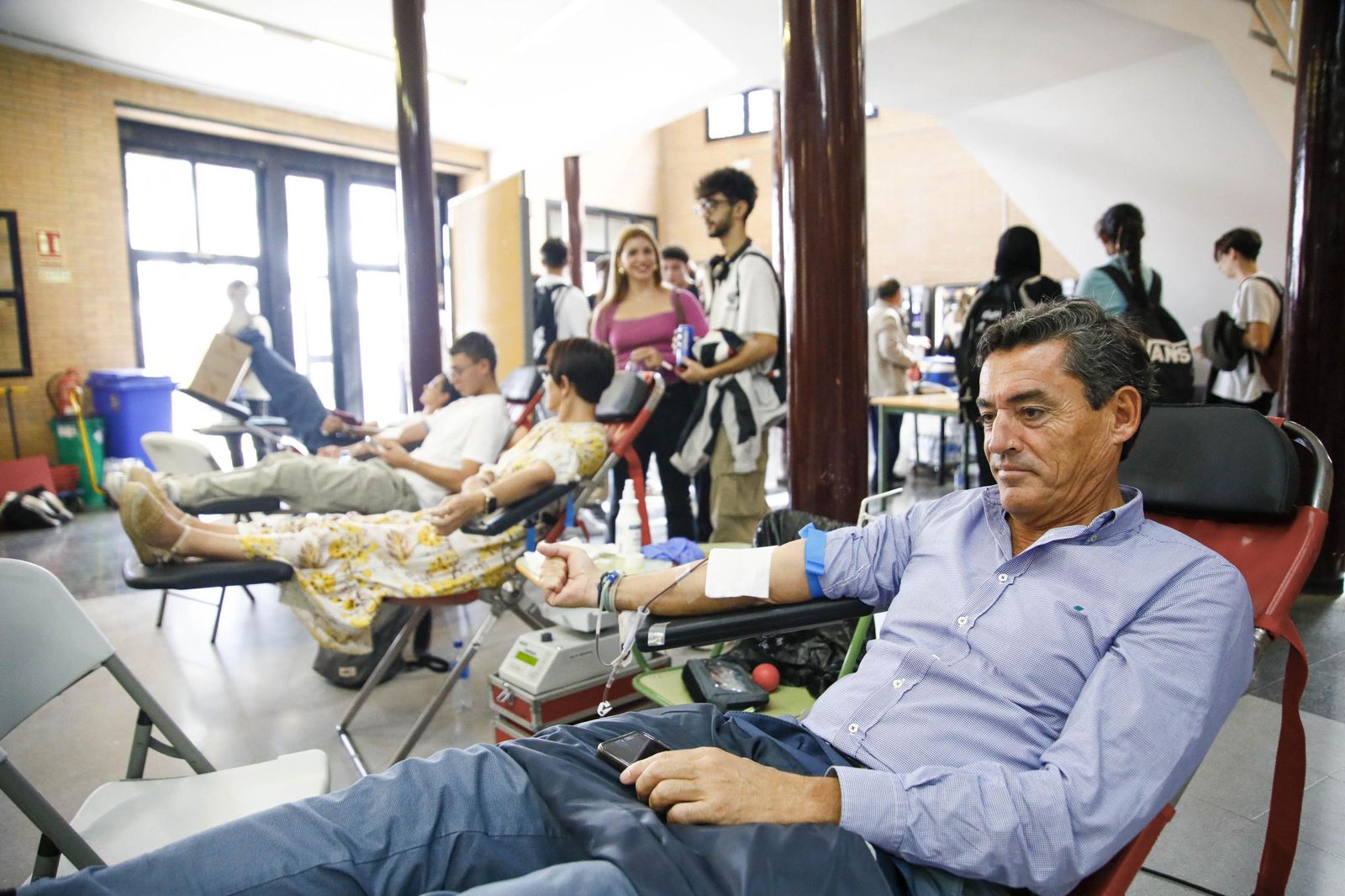 La colecta de sangre y plasma en la Universidad de Almería, en imágenes