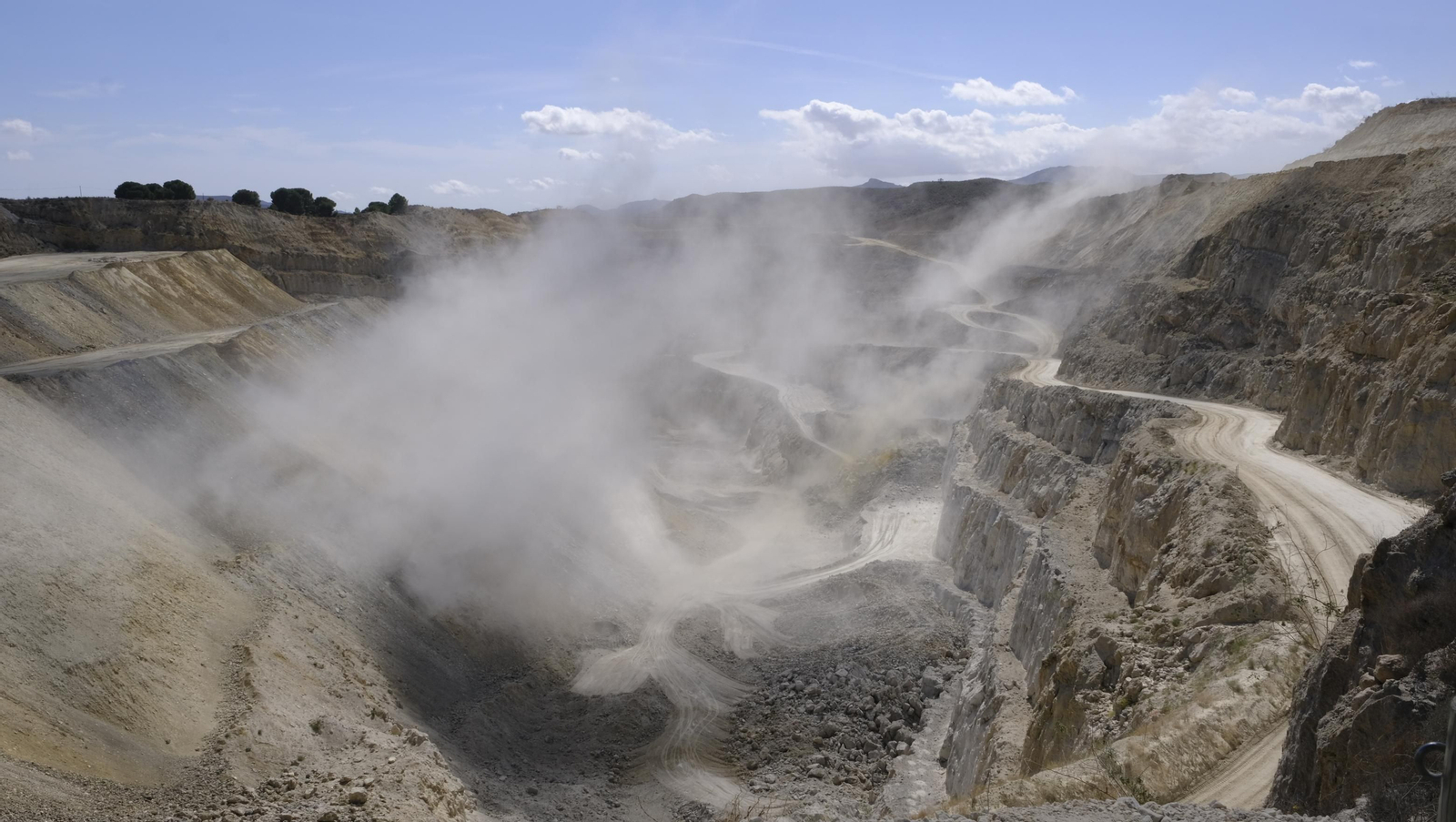 Visita a las canteras de yeso en Sorbas