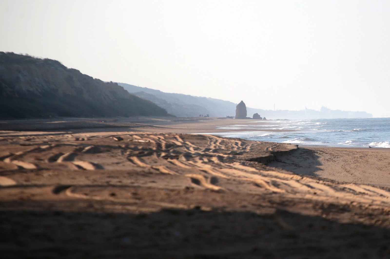 Imágenes del ambiente para ver el lanzamiento del cohete Miura 1
