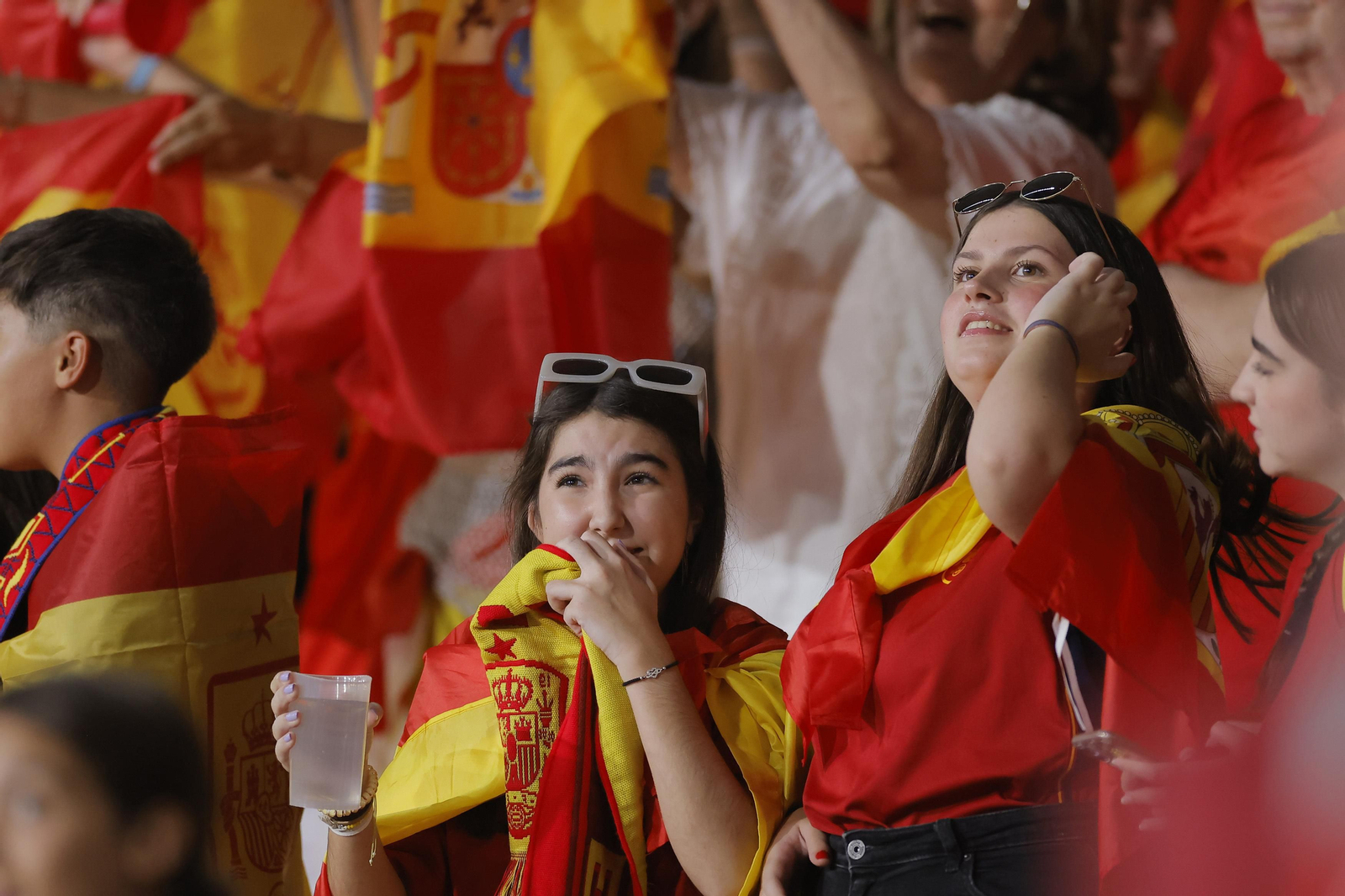 Búscate en las fotos del España-Escocia