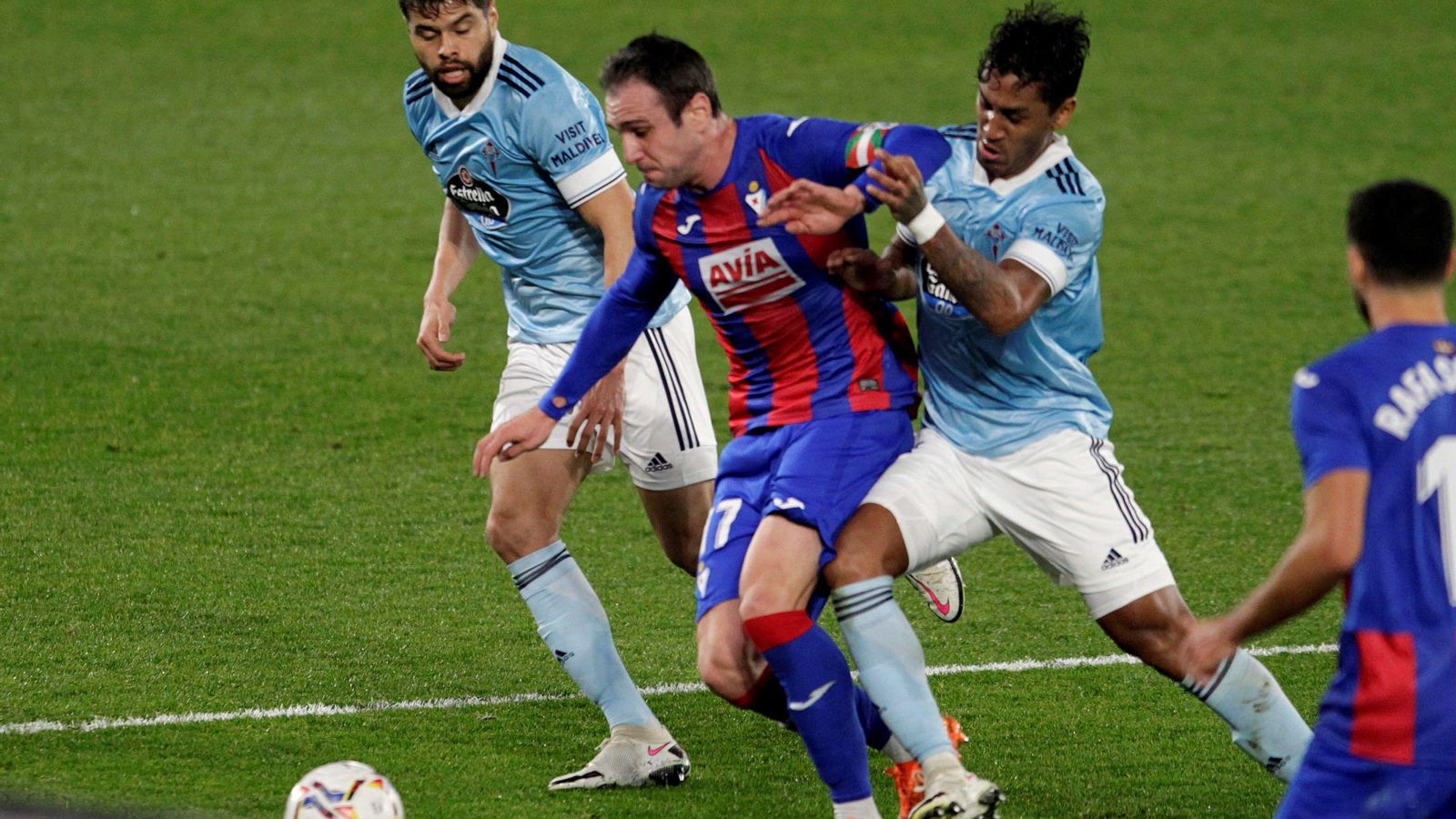 El Celta no pasó del empate la pasada jornada ante el Eibar.