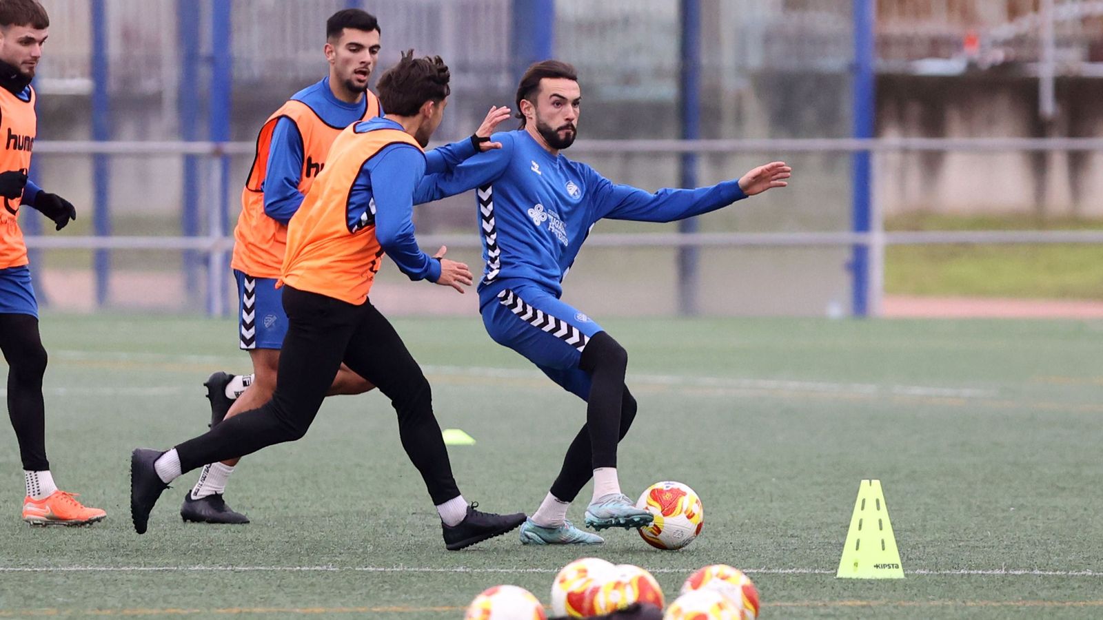 Imágenes del entrenamiento del Xerez DFC en la Granja