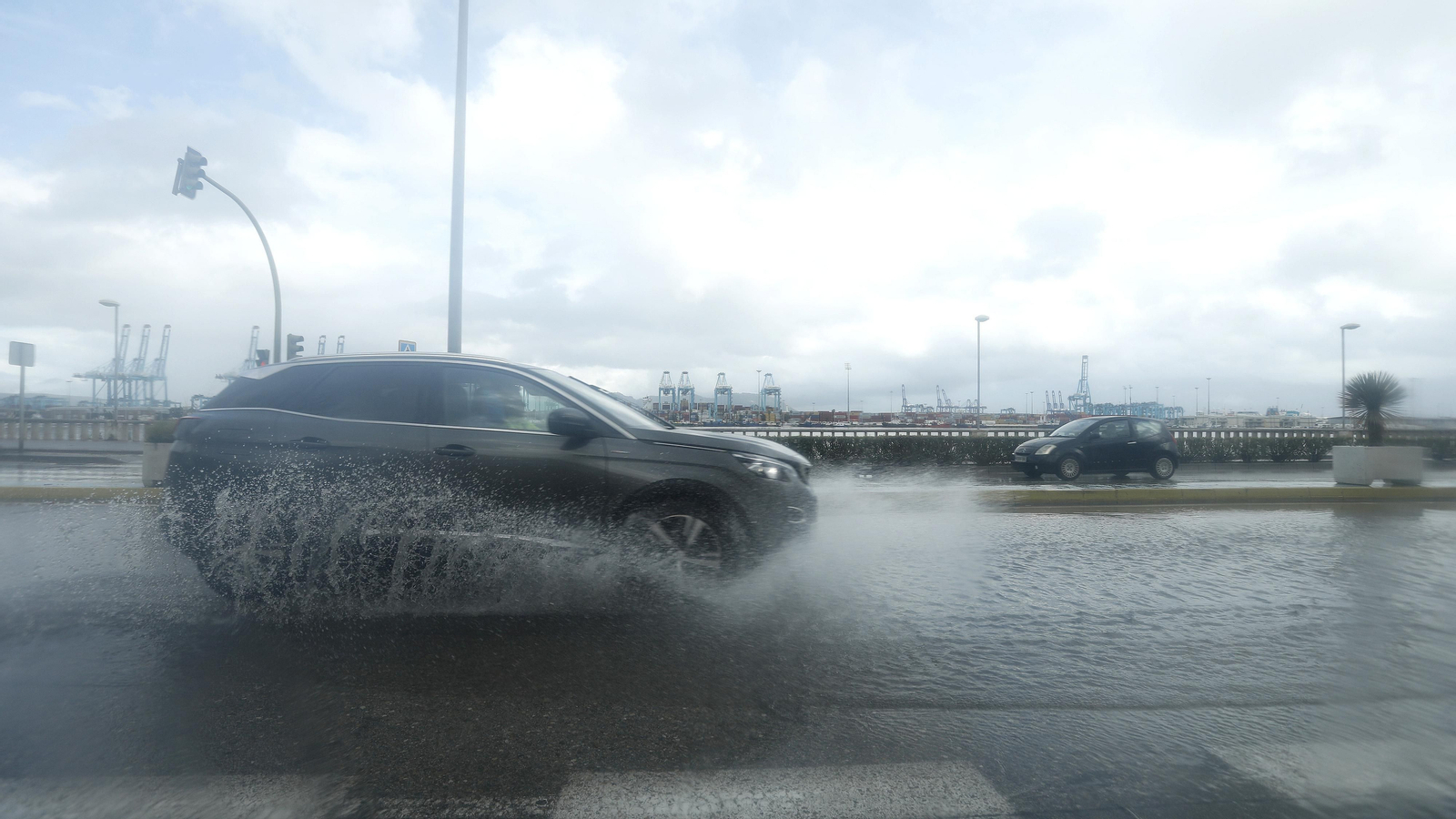 Fotos de la borrasca Nelson en el Campo de Gibraltar