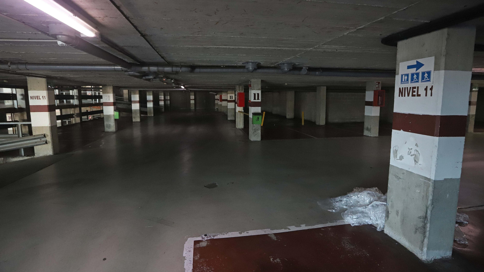 Fotos del cierre del parking La Escalinata en Algeciras Fotos del cierre del parking La Escalinata en Algeciras