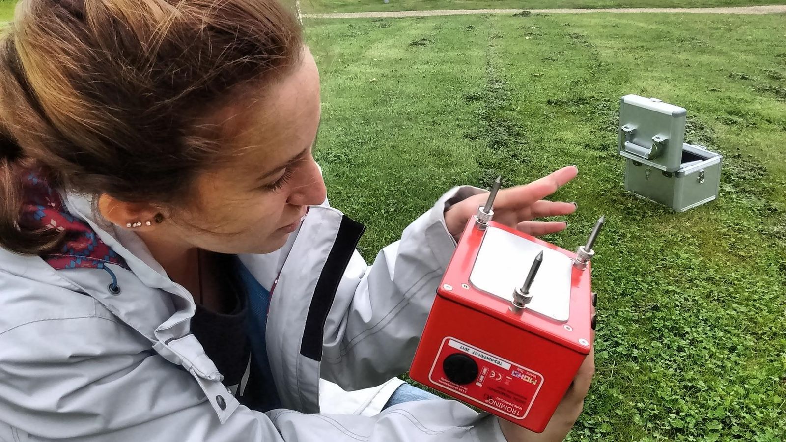 La alumna algecireña Eugenia Guerrero, durante su experiencia en Nottingham.
