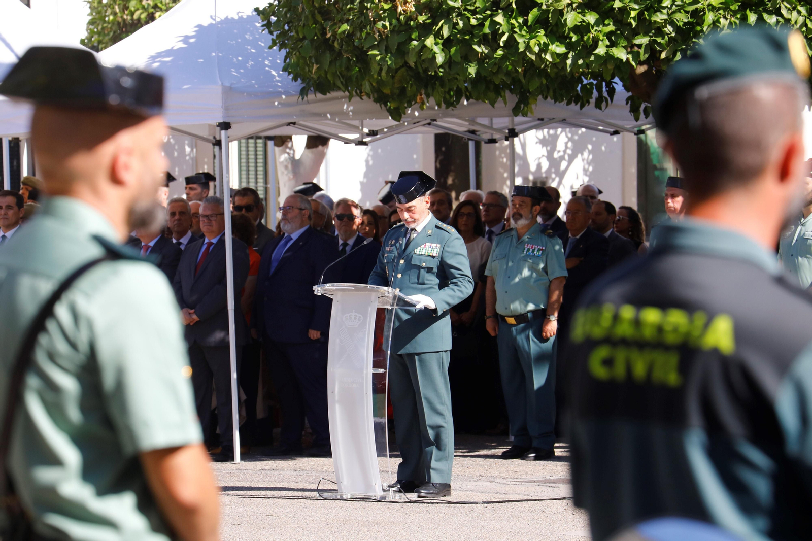 Las imágenes de la toma de posesión del nuevo jefe de la Comandancia de Córdoba, el coronel Ramón María Clemente