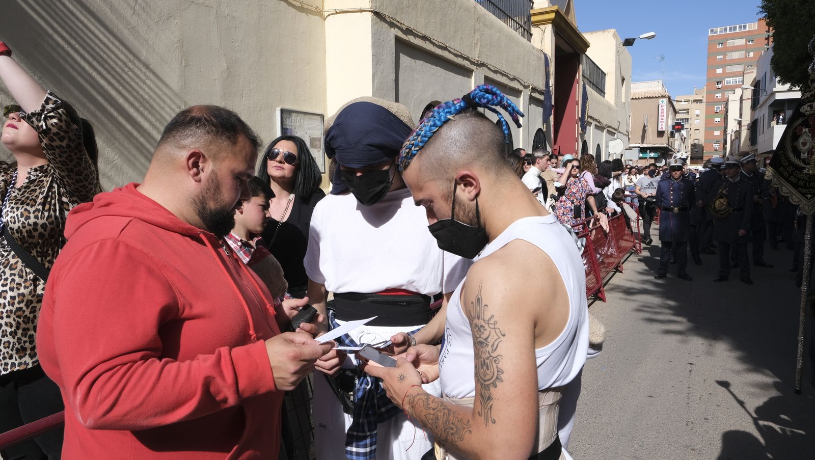 Fotogalería de la procesión de La Estrella. Semana Santa de Almería 2022.