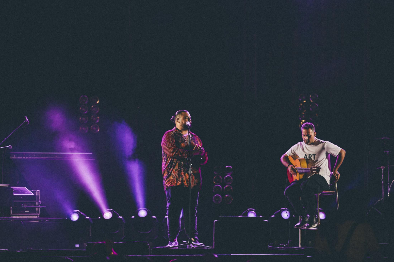Imágenes del concierto de Antonio Orozco en la Plaza de Toros de La Merced