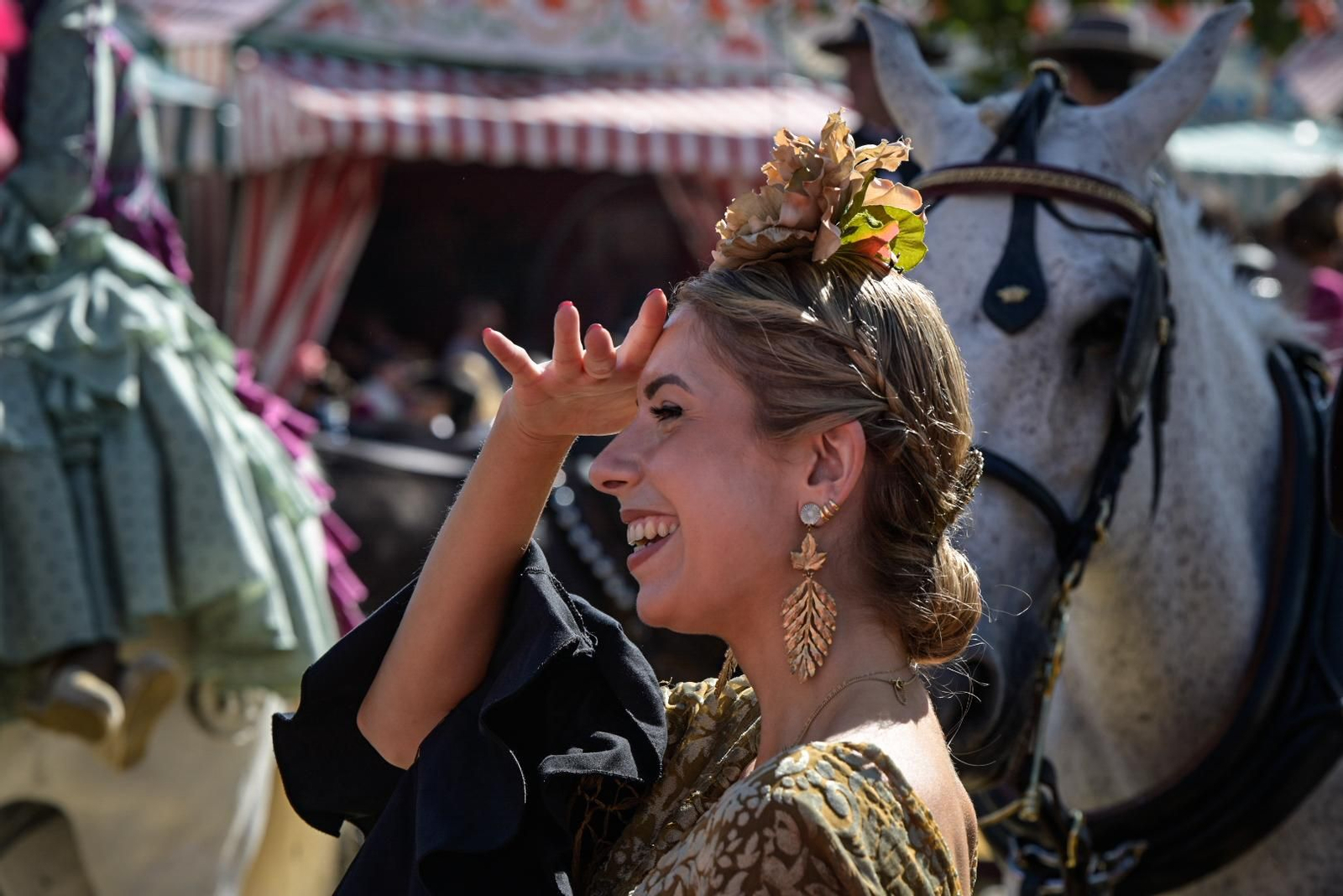 Ambiente de feria en el Real