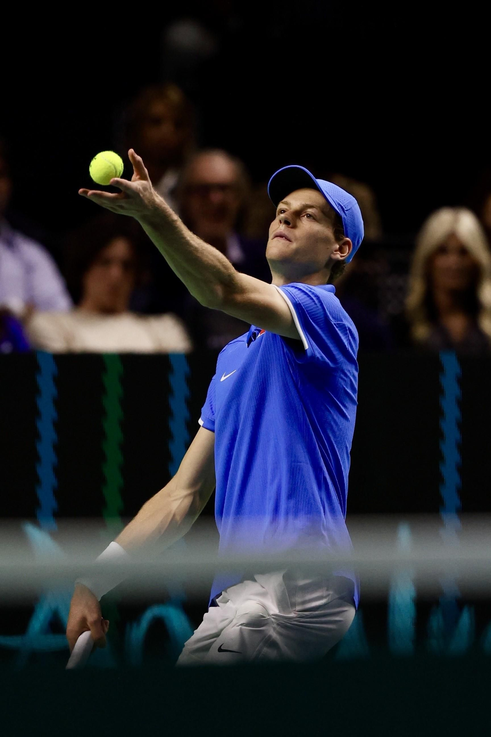 La celebración de Italia de la Copa Davis en Málaga, en fotos