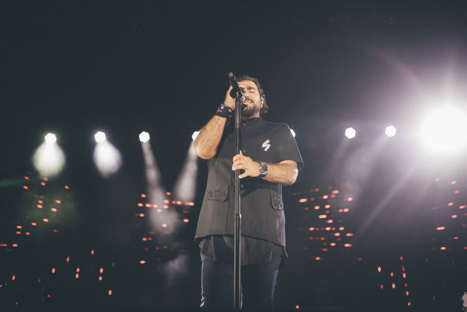 Imágenes del concierto de Antonio Orozco en la Plaza de Toros de La Merced
