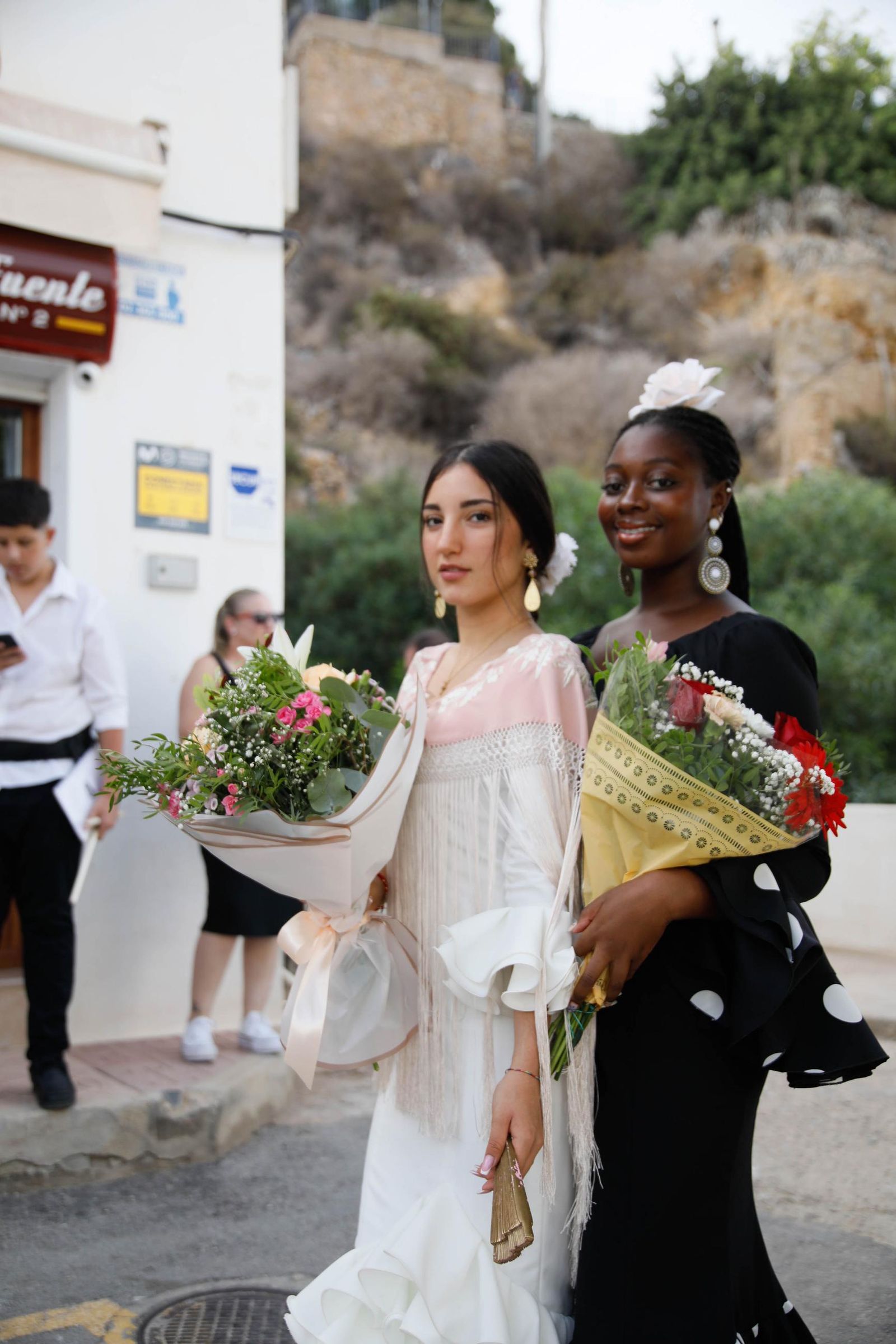 La Subida del Agua de las fiestas de Mojácar, en imágenes
