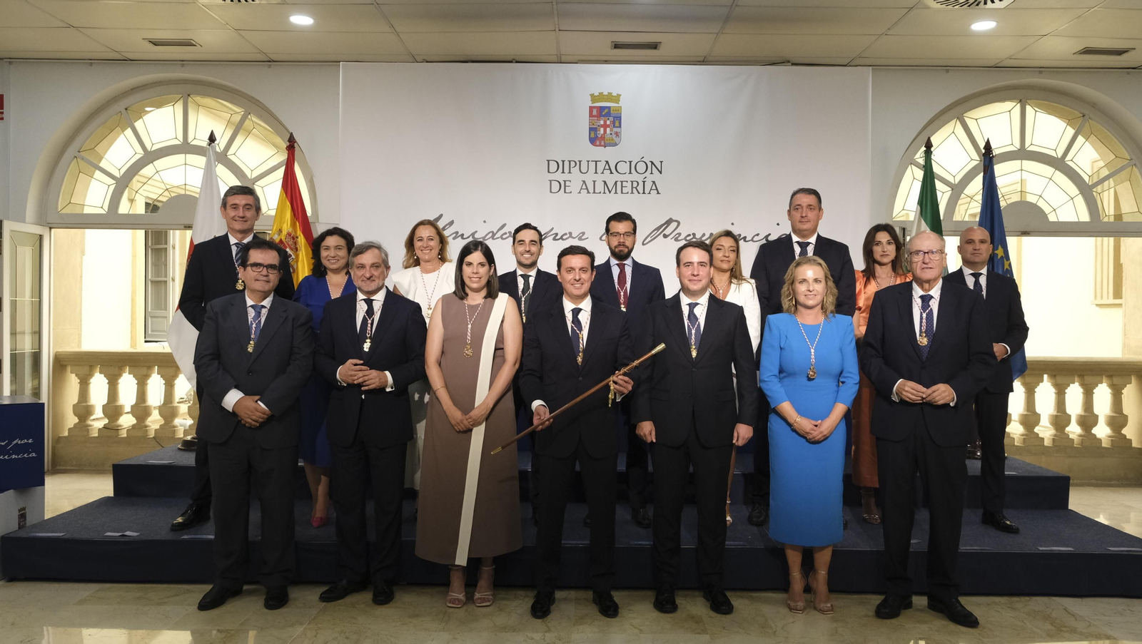 Imágenes del acto de constitución de la Diputación de Almería