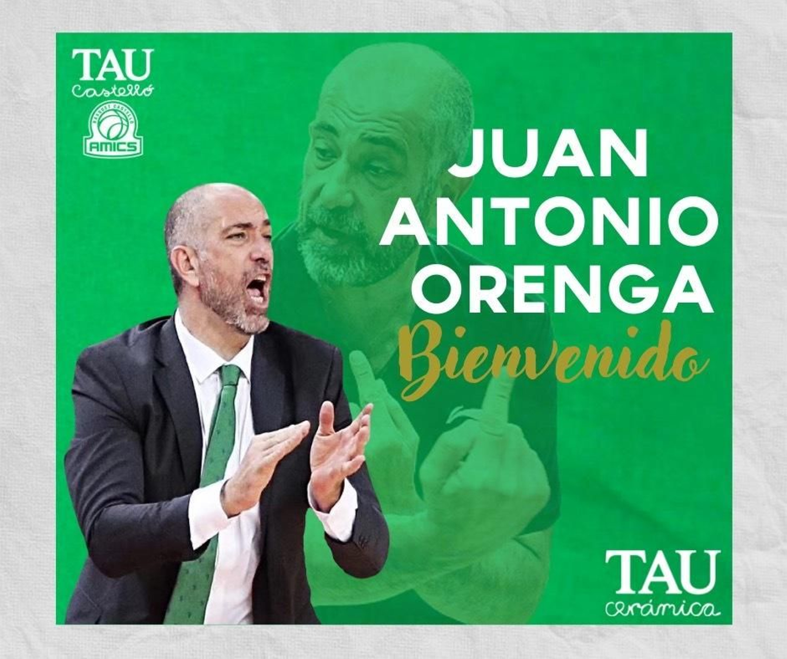 Juan Antonio Orenga, nuevo entrenador del TAU Castelló.