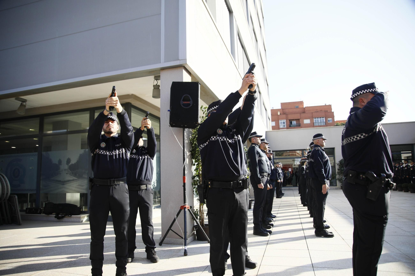 Las imágenes del acto institucional de la Policía Local de Almería con motivo de la festividad de su patrón, San Esteban