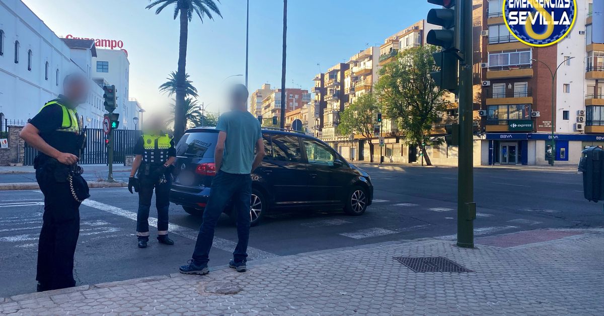 Un conductor ebrio y drogado se queda dormido al volante en mitad de ...