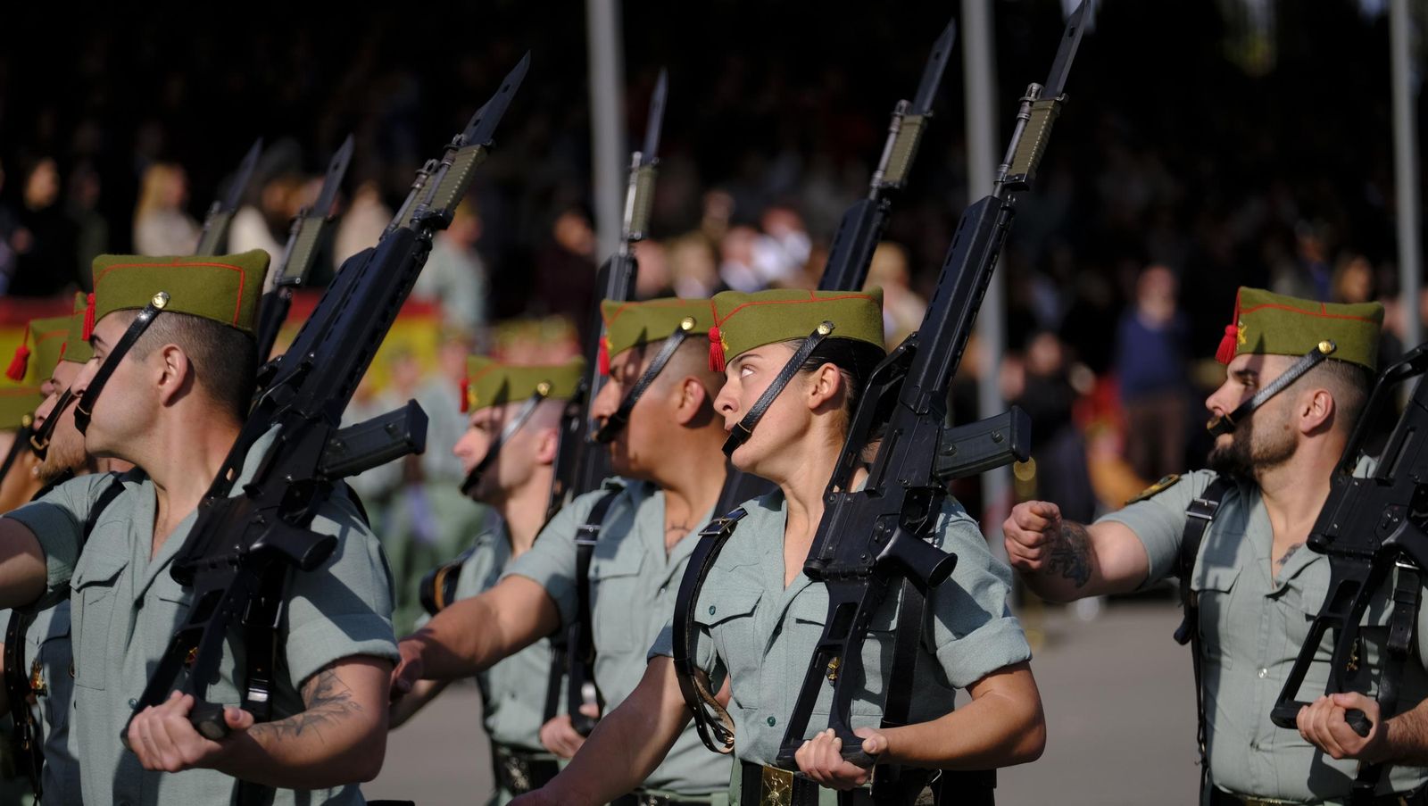 Conmemoración del Combate de Edchera en la Base Álvarez de Sotomayor de La Legión, en imágenes