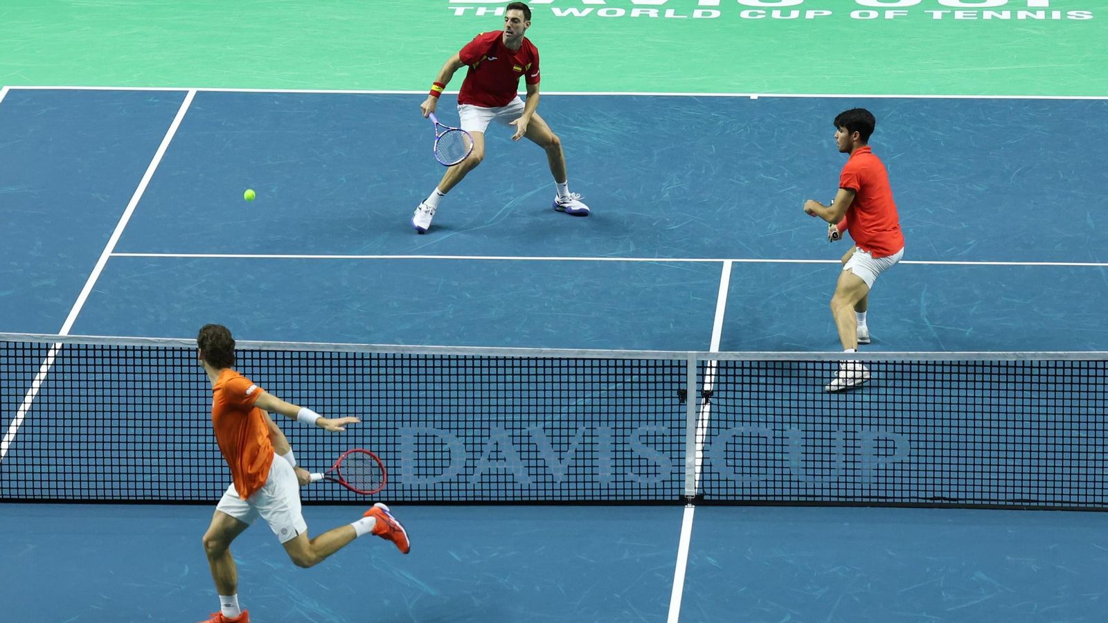 El doble Alcaraz-Granollers vs Koolhof-Van de Zandschulp, en fotos